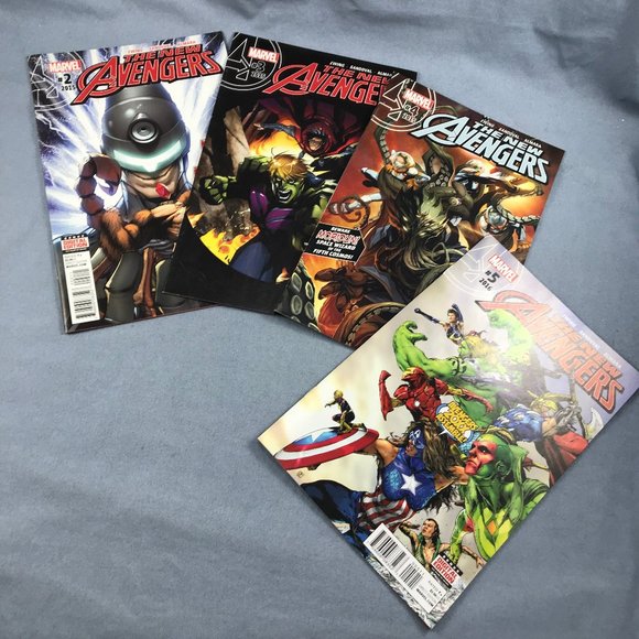 New Avengers #2-7 Marvel Comic Books Lot of 6 Issues 2015-2016 Series - Picture 2 of 4